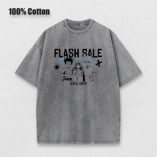 Punk Anime Hunter x Hunter Graphic T-shirt - Image 6