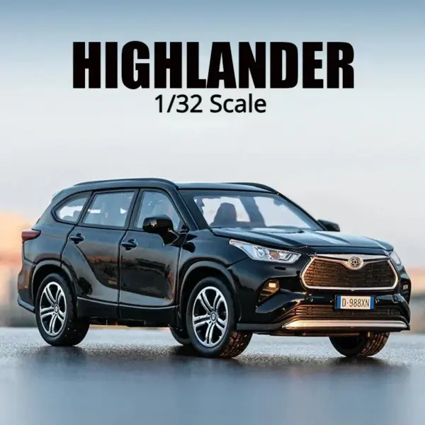 1:32 Toyota Highlander Diecast Model Car