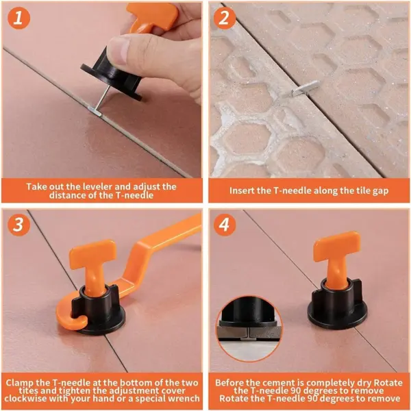 51Pcs Tile Leveling Clips Set for Installation - Image 3