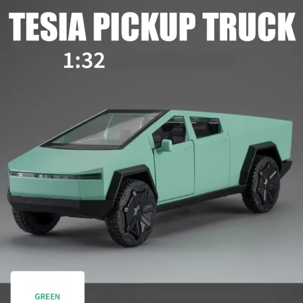 1:32 Tesla Pickup Truck Diecast Model Car - Image 17