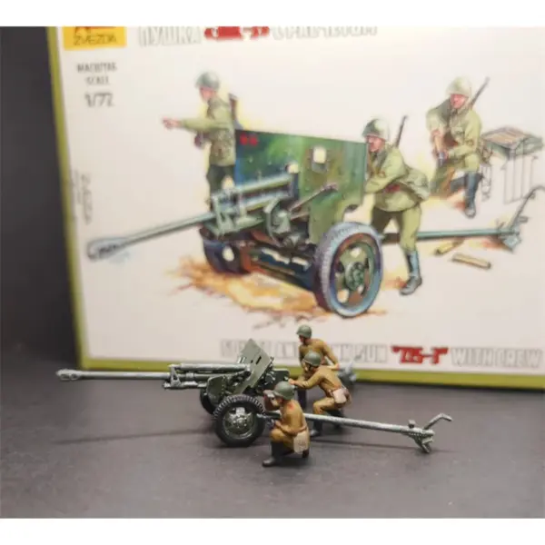 1:72 Scale 3 Pcs Soviet ZIS-3 Artillery Set - Image 3