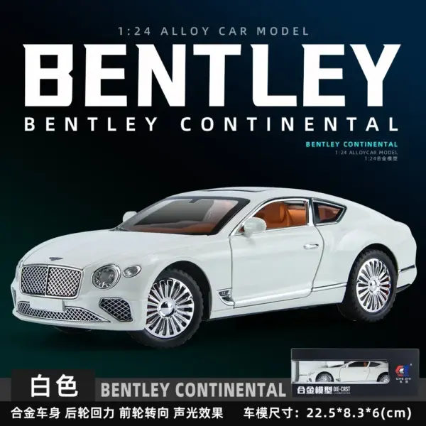 1:24 Bentley Continental GT Diecast Model Car - Image 9