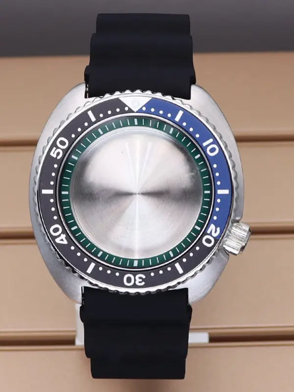 45mm Silver SKX Watch Case for Seiko NH35/NH36 - Image 21