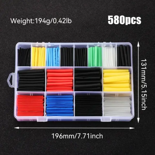 Heat Shrink Tubing Kit - 560/580/800 pcs - Image 9