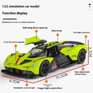 1:32 Scale Aston Martin Valkyrie Diecast Model 13 Se5b82361bee748029cab102b4c6d43a3E
