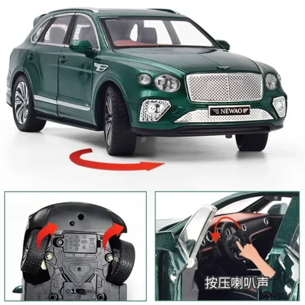 1:24 Bentley Bentayga Diecast Model Car - Image 3