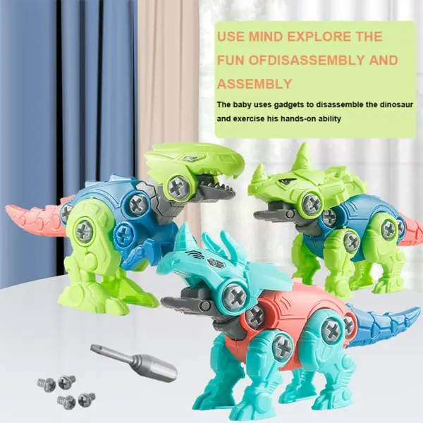 Dinosaur Puzzle Assembly Toy Surprise Eggs - Image 2