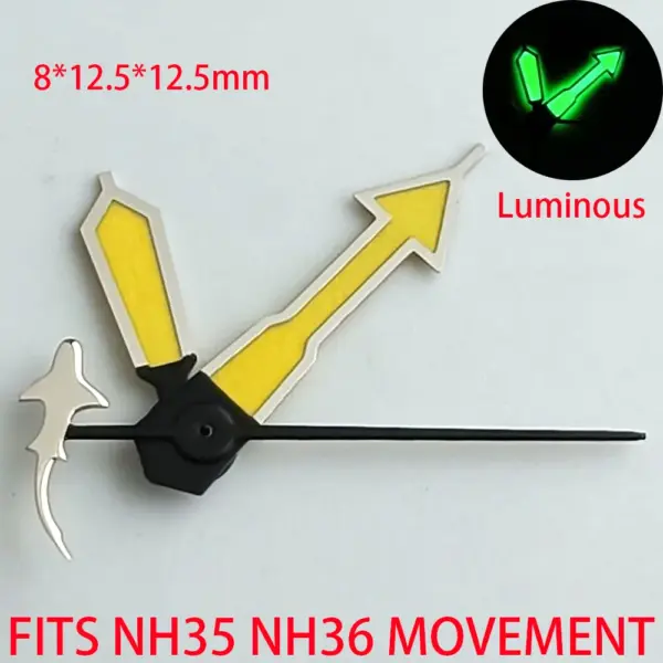 NH35 NH36 Watch Hands Green Luminous Set - Image 37