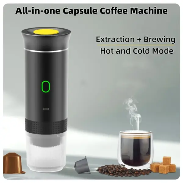 Portable 3-in-1 USB Espresso Maker