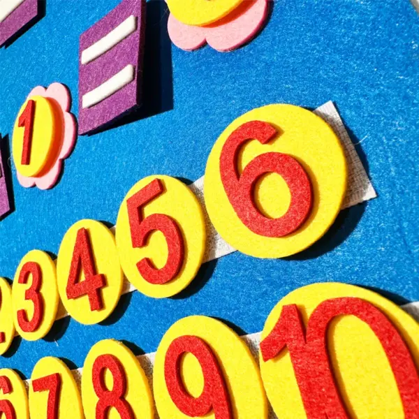 Felt Arithmetic Board for Kids Learning Math - Image 5