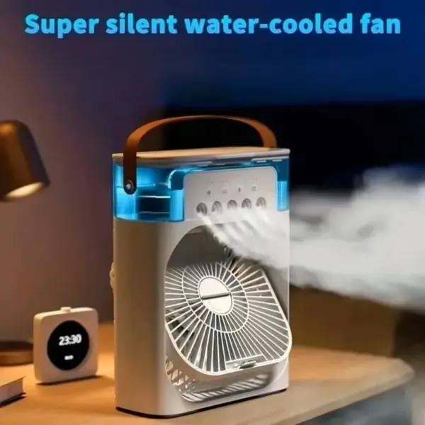 Portable USB Desktop Humidifier Fan with Timer