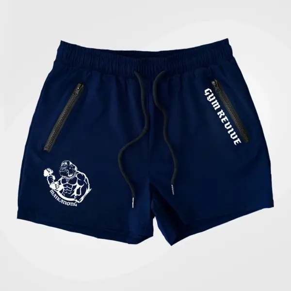 Men's Quick Dry Printed Running Shorts - Image 9