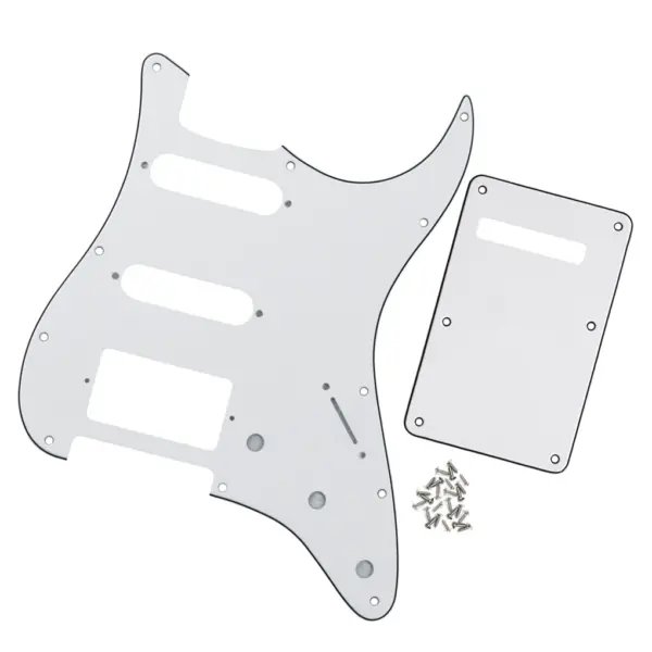 11-Hole SSH ST Electric Guitar Pickguard Set - Image 14