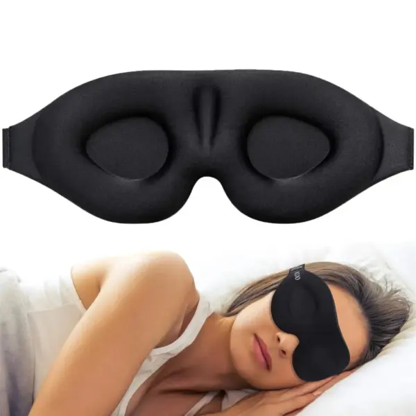 3D Contoured Eye Mask for Sleep