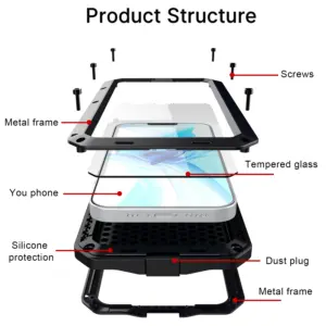 Heavy-Duty Anti-Slip Case for iPhone 15 Series