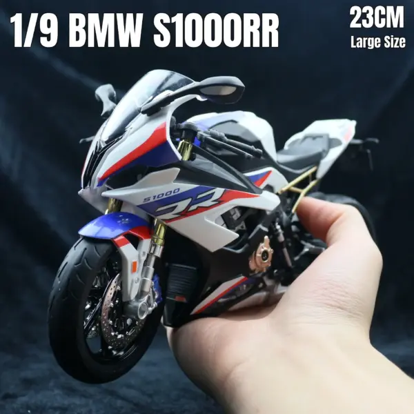 1:9 Scale BMW S1000RR Diecast Motorcycle Model