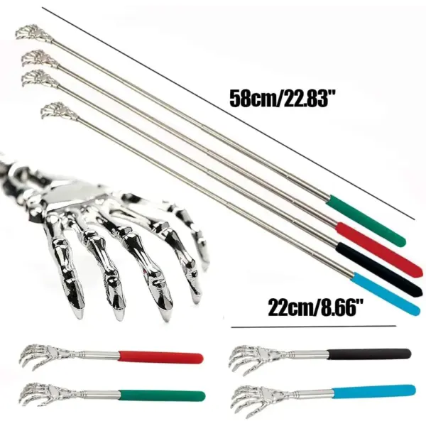 Telescopic Stainless Steel Back Scratcher - Image 2