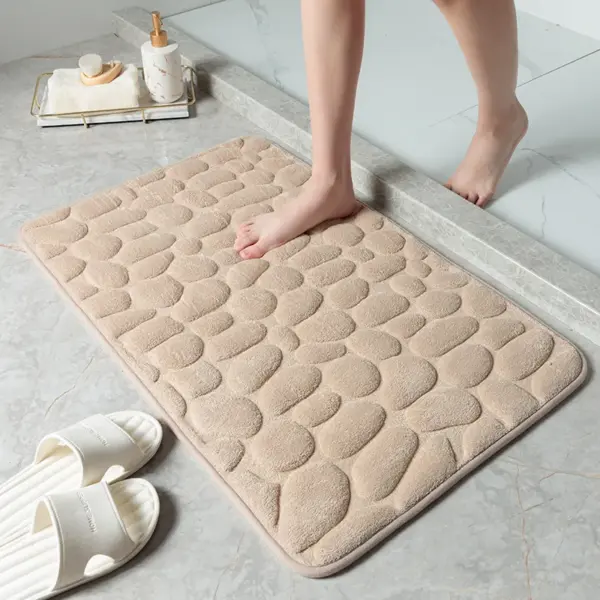 3D Pebble Memory Foam Bath Mat 40x60cm - Image 11