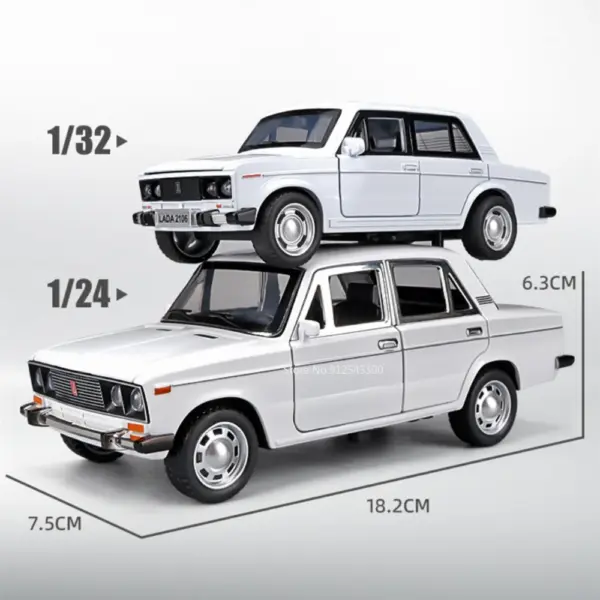 1/24 Scale LADA Diecast Toy Car Model - Image 4