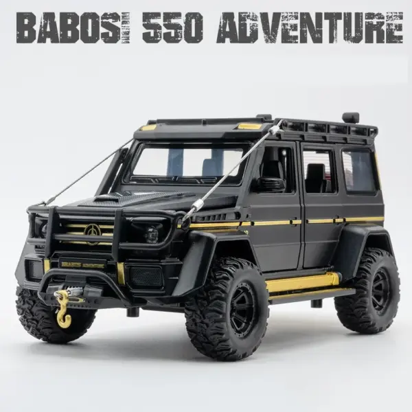 1:24 Mercedes Benz G550 4X4 Diecast Model Car - Image 9