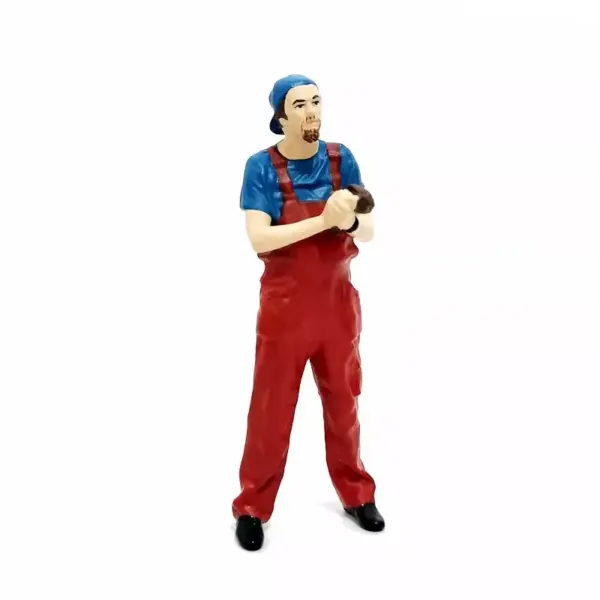 1/18 Scale Resin Repairman Action Figure - Image 8