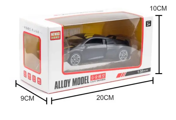 1:32 Audi R8 V10 Plus Diecast Model Car - Image 6