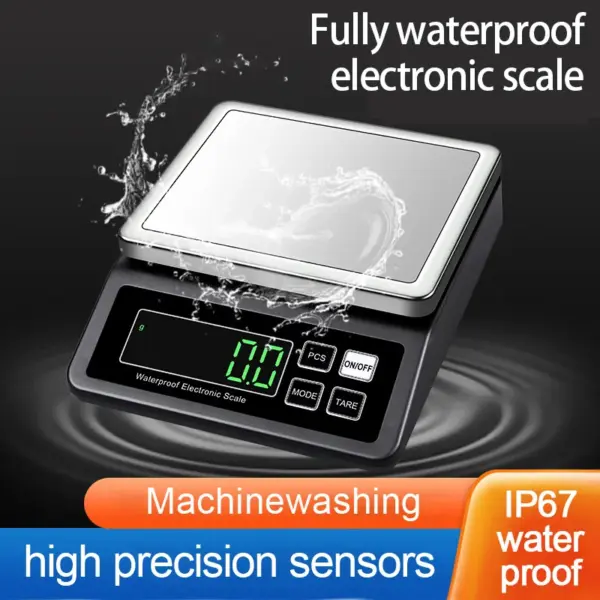 Waterproof Digital Kitchen Scale 0.1g Precision - Image 3