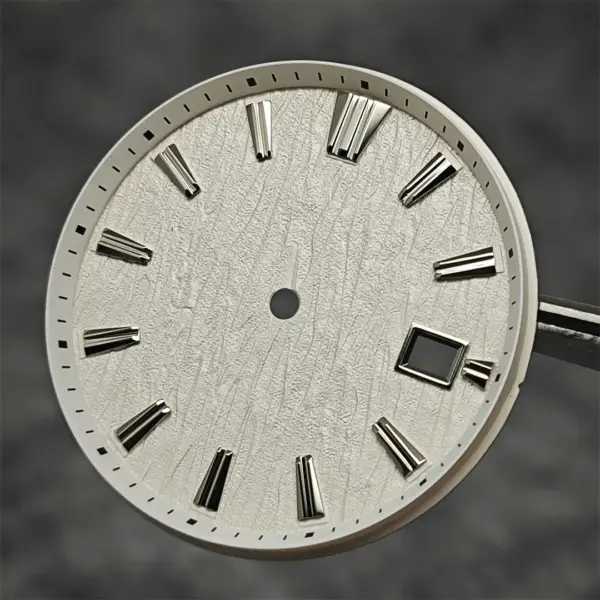 33.5mm White Birch Watch Dial for NH35/NH36 - Image 9