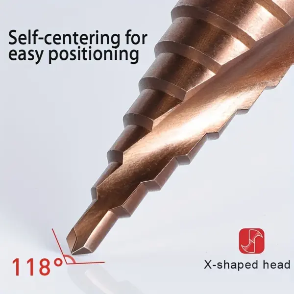 M35 Cobalt Step Drill Bit Set for Metalworking - Image 5