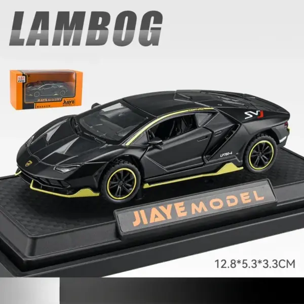 1:36 Lamborghini LP780-4 Diecast Model Car - Image 12