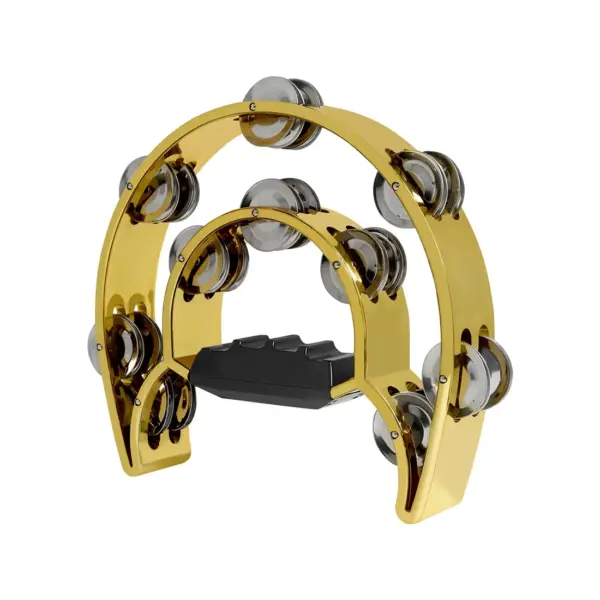 10-inch Metal Bell Tambourine for Performances - Image 4