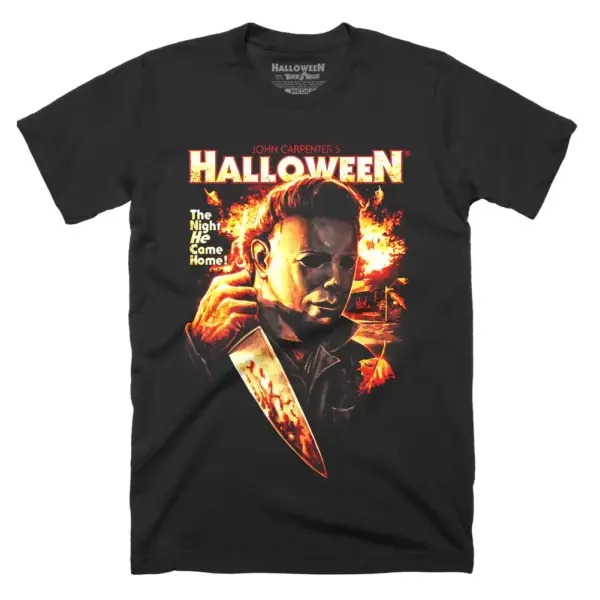 Halloween Neighborhood Creep Graphic T-Shirt