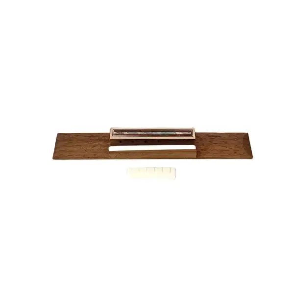 Rosewood Guitar Bridge and Cattle Bone Kit - Image 2