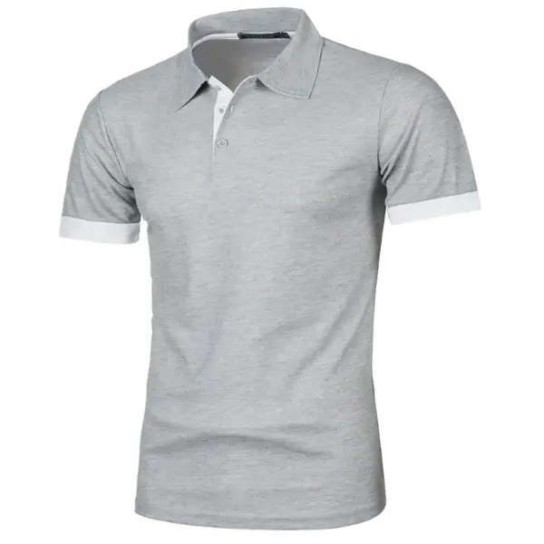 Mens Lightweight Short Sleeve Polo Shirt - Image 5