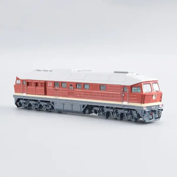 1:87 Diecast Alloy Soviet Passenger Train Model - Image 3