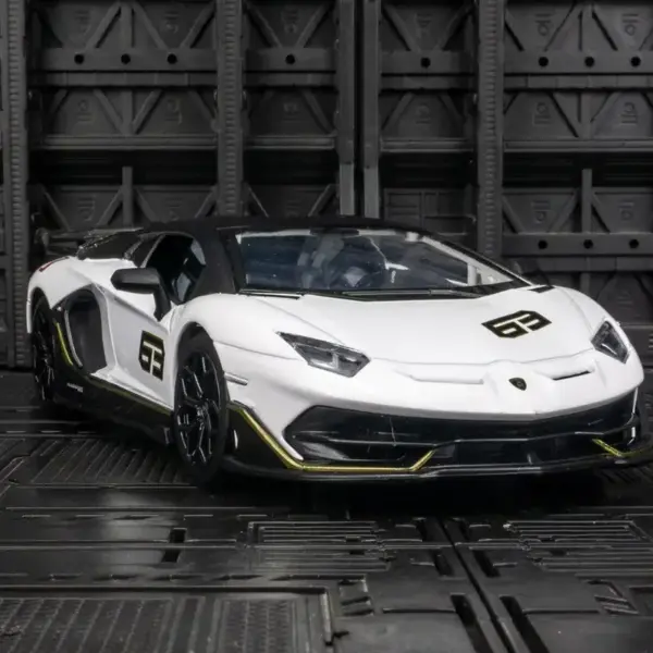 1:24 Lamborghini Aventador SVJ Diecast Model Car - Image 4