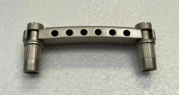 Satin Silver Tune-O-Matic Bridge for Guitar - Image 3