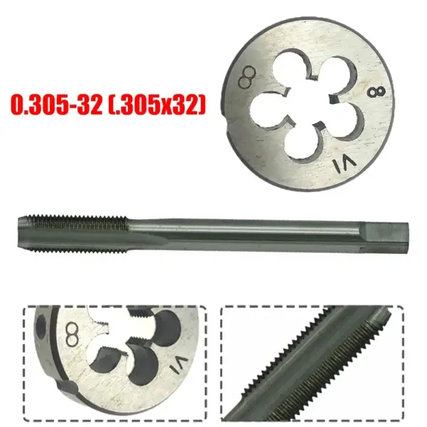 8V1-32 Right-Hand Tap and Die Set - Image 2