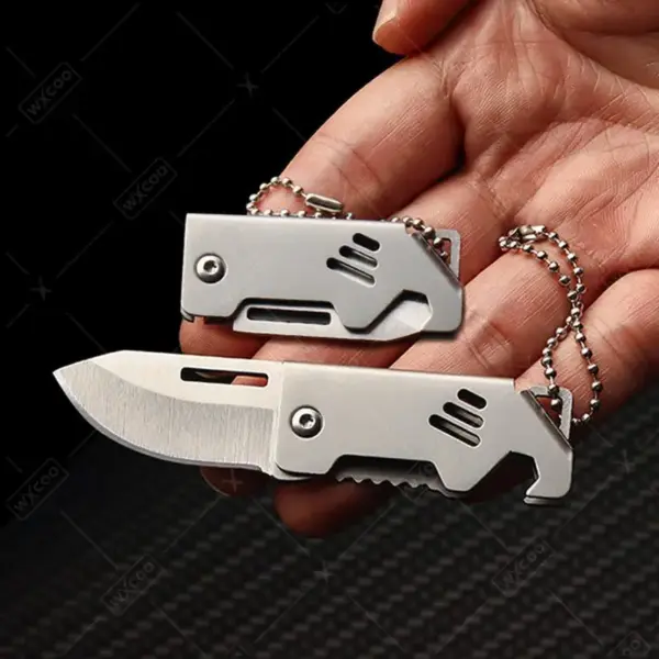 Folding Stainless Steel Mini Fruit Knife - Image 3