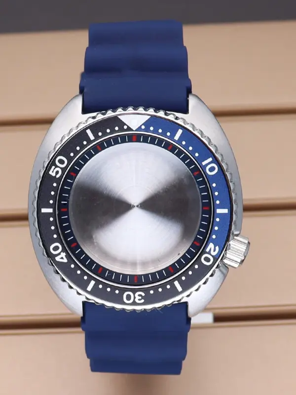 45mm Silver SKX Watch Case for Seiko NH35/NH36 - Image 23