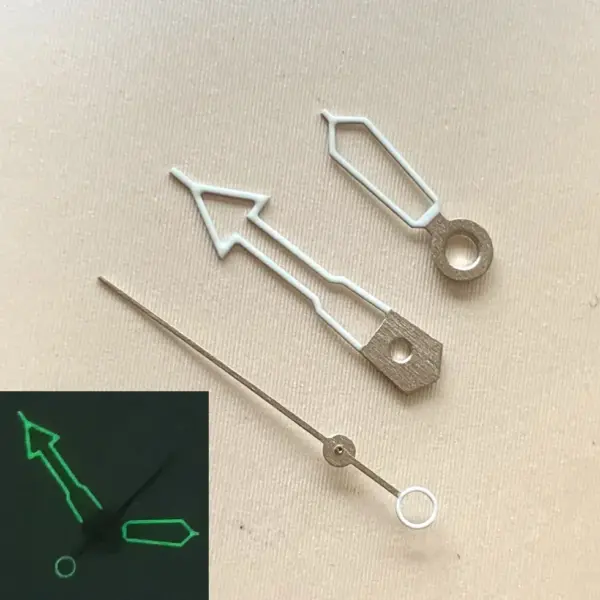 Green Luminous Watch Hands for NH35/NH36 - Image 2