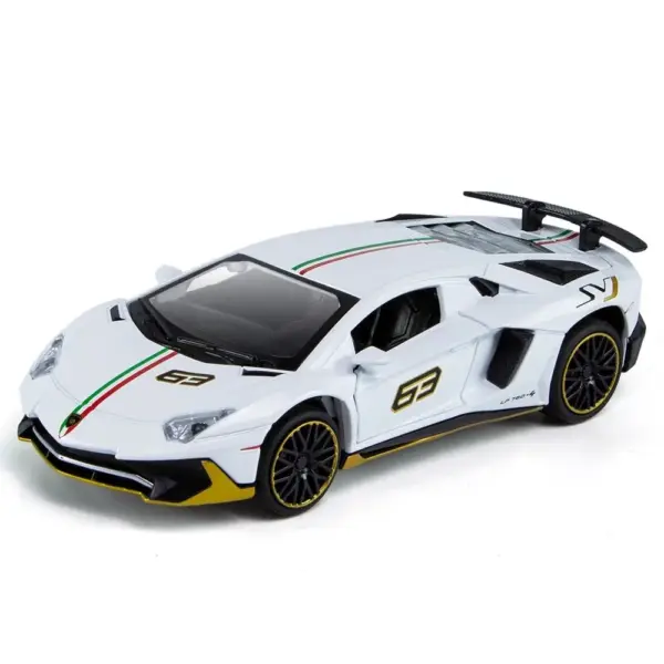 1:32 Lambor Aventador SVJ Sports Car Model - Image 7