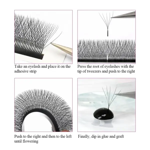 Fadvan 5D W Shaped Eyelash Extensions 0.07mm - Image 3