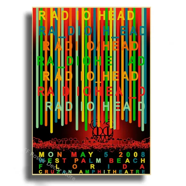 Radiohead Retro Album Art Poster Print - Image 35