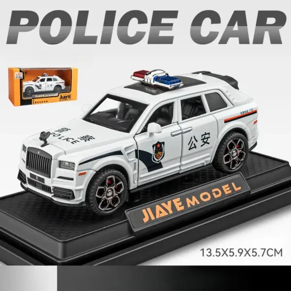 1:36 Rolls Royce Cullinan Police Diecast Model - Image 10