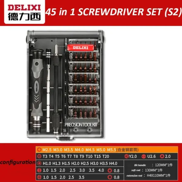 Xiaomi Delixi Mini Screwdriver Set for Devices - Image 7
