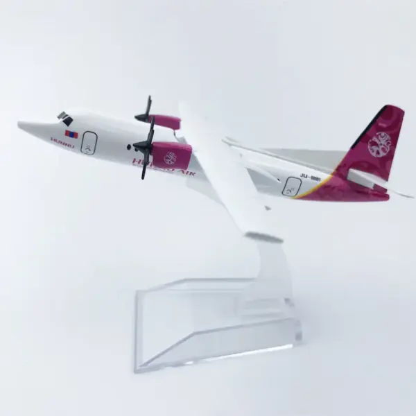 Diecast Hunnu Air FK50 Airplane Model 16cm - Image 4