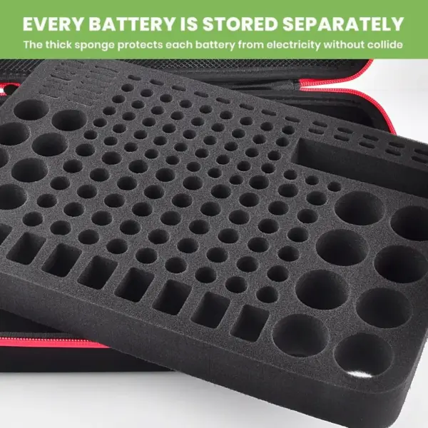 Battery Organizer Case with Tester for 225 Batteries - Image 4