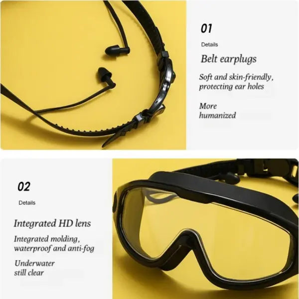 High-Definition Swimming Goggles with Anti-Fog - Image 6
