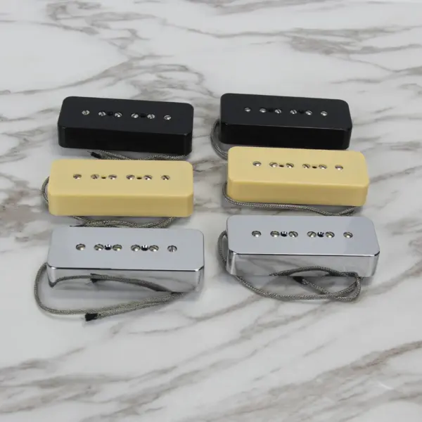 Alnico 5 P90 Soapbar Guitar Pickups Set - Image 4